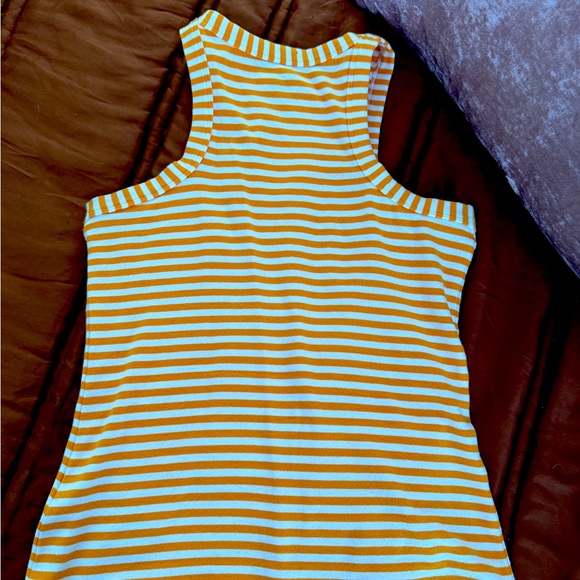 Maeve orange stripe racer back tank - Picture 3 of 4